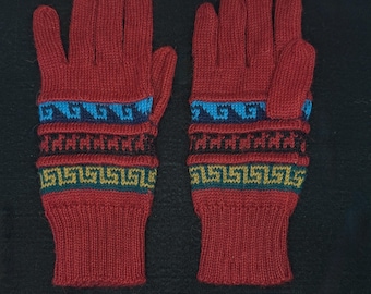 Handgebreide alpacawollen handschoenen – Fair Trade Peruaanse handwarmers