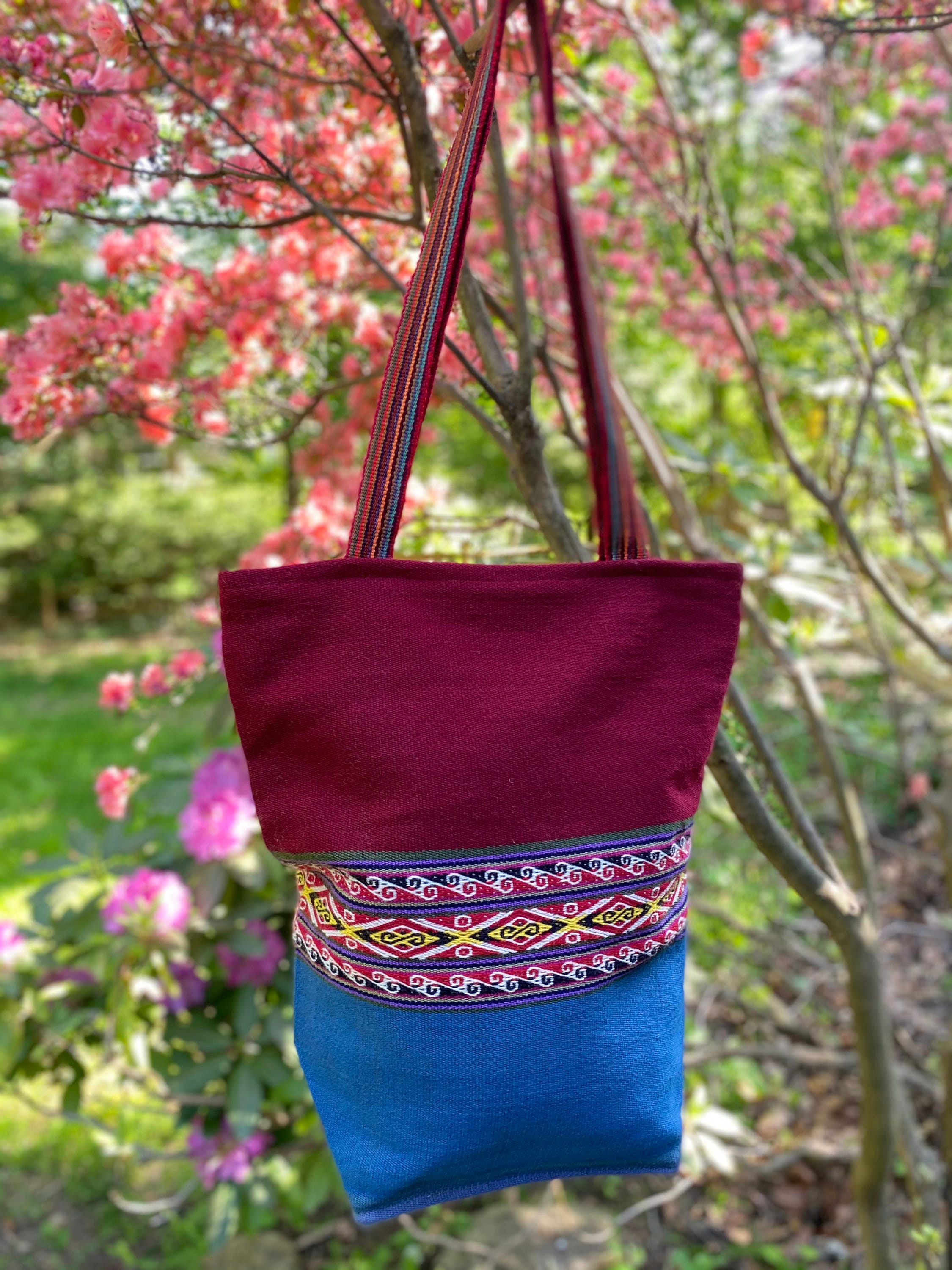 Various Patterns and Colors Peruvian Handmade Tote Bag Purse - Etsy