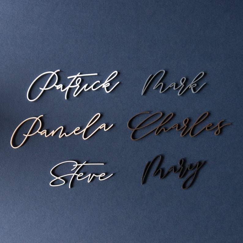 Large Acrylic Perspex Name or Word Sign Laser Cut Wedding Etsy