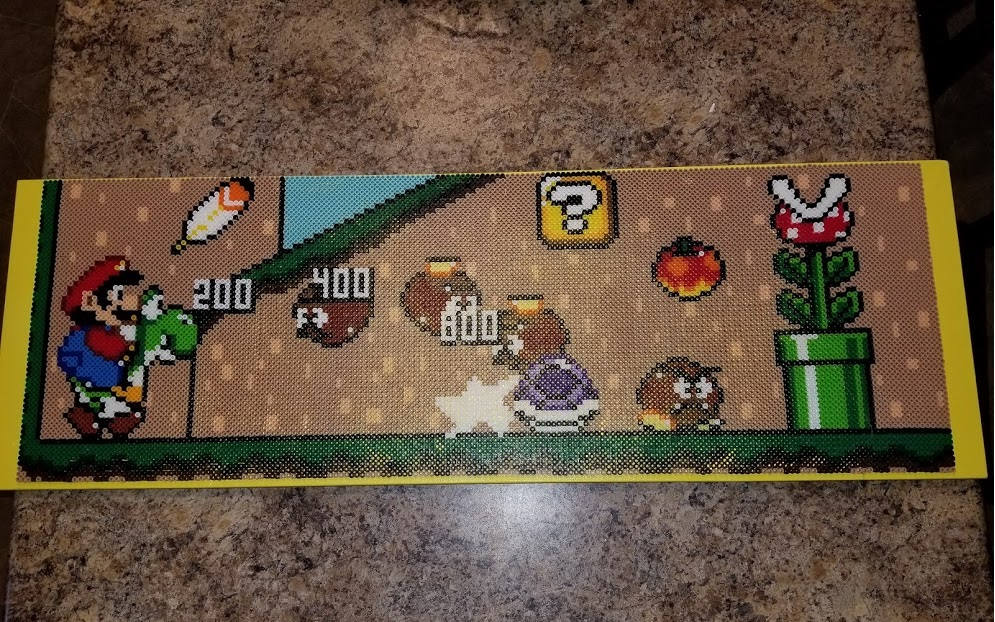 Mario World Perler Beads 2025