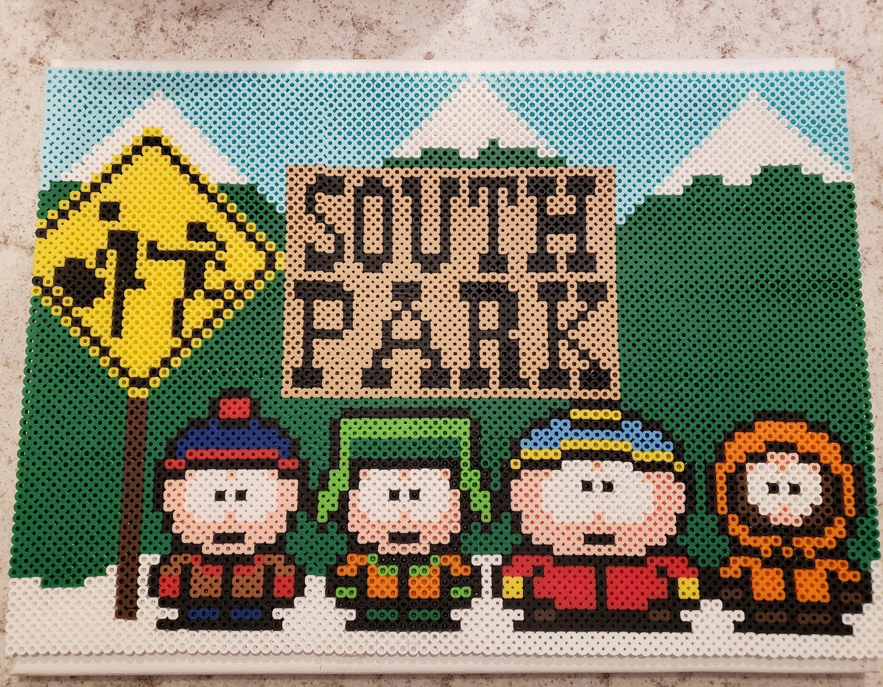 South Park Perler Beads/Pixel Art 11''x14'' Etsy