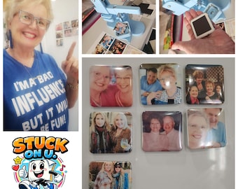 Imanes para nevera de 5 cm (2 pulgadas) - Personalizados con tu foto