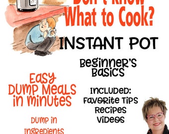 Abrumado Instant Pot Easy Dump Recetas, consejos y videos Descarga digital