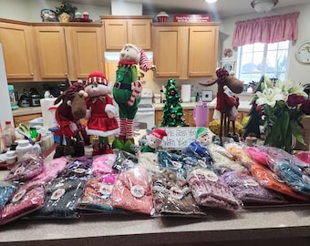 Hermosos gorros para adultos tejidos a mano con hilo Lux