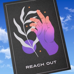 Reach Out A5 Print image 1