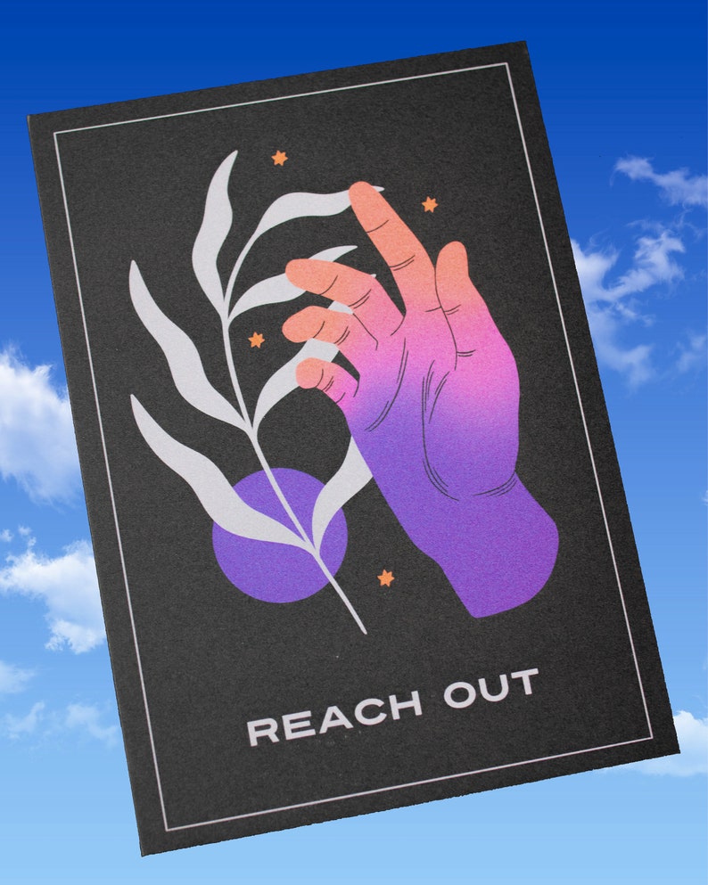 Reach Out A5 Print image 1