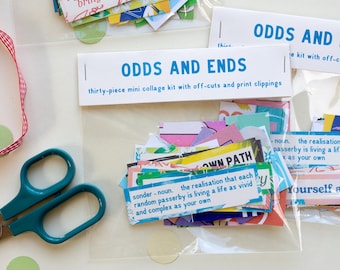 Odds & Ends Scrapbooking, Collage, and Journaling Kits