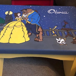 Beauty and the Beast Stool