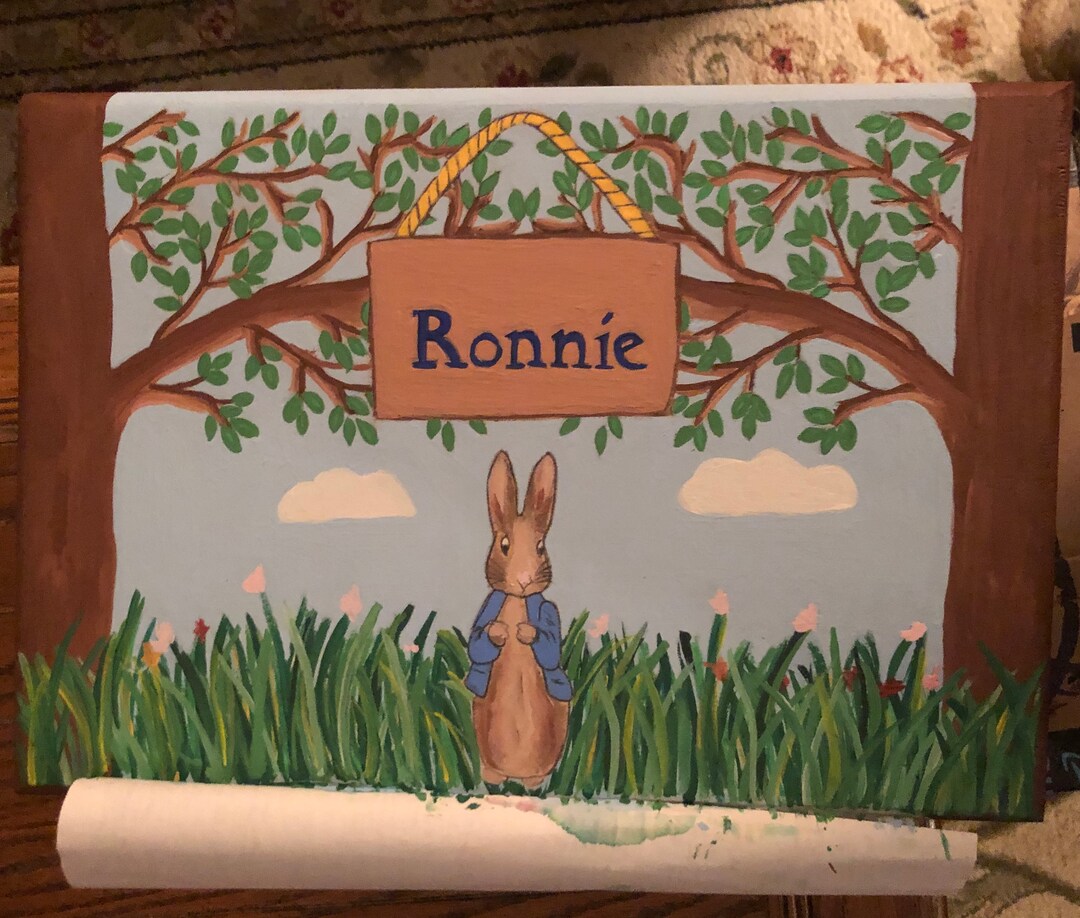 Peter Rabbit Personalized Step Stool - Etsy
