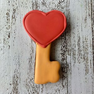 Heart and Key Cookies - NUT FREE