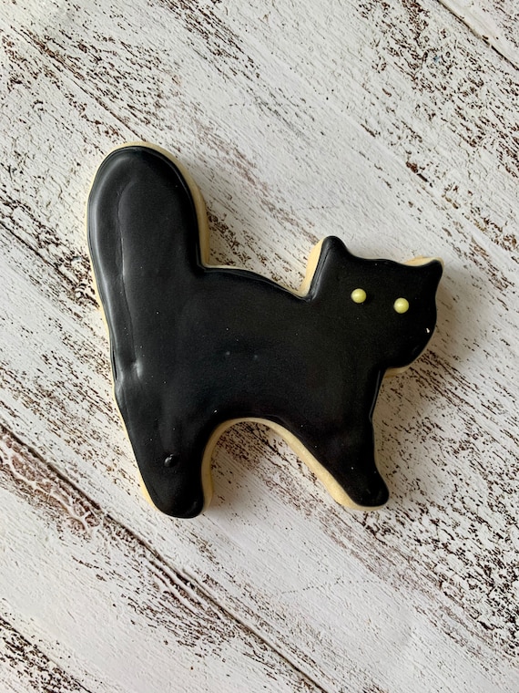 Scary Cat Cookies - NUT FREE