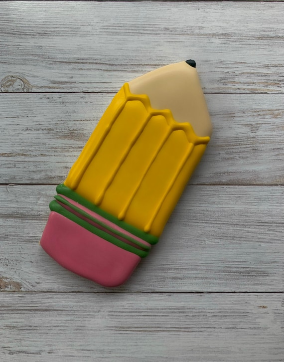 Pencil Back To School Cookies - NUT FREE