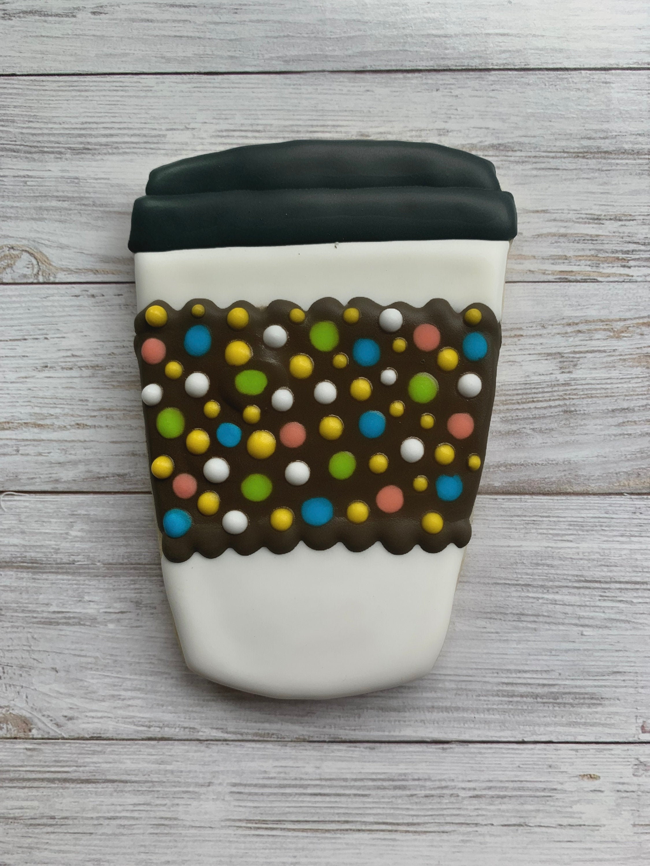 Coffee Cup Gift Filled with Mini Cookies - Carol's Cookies