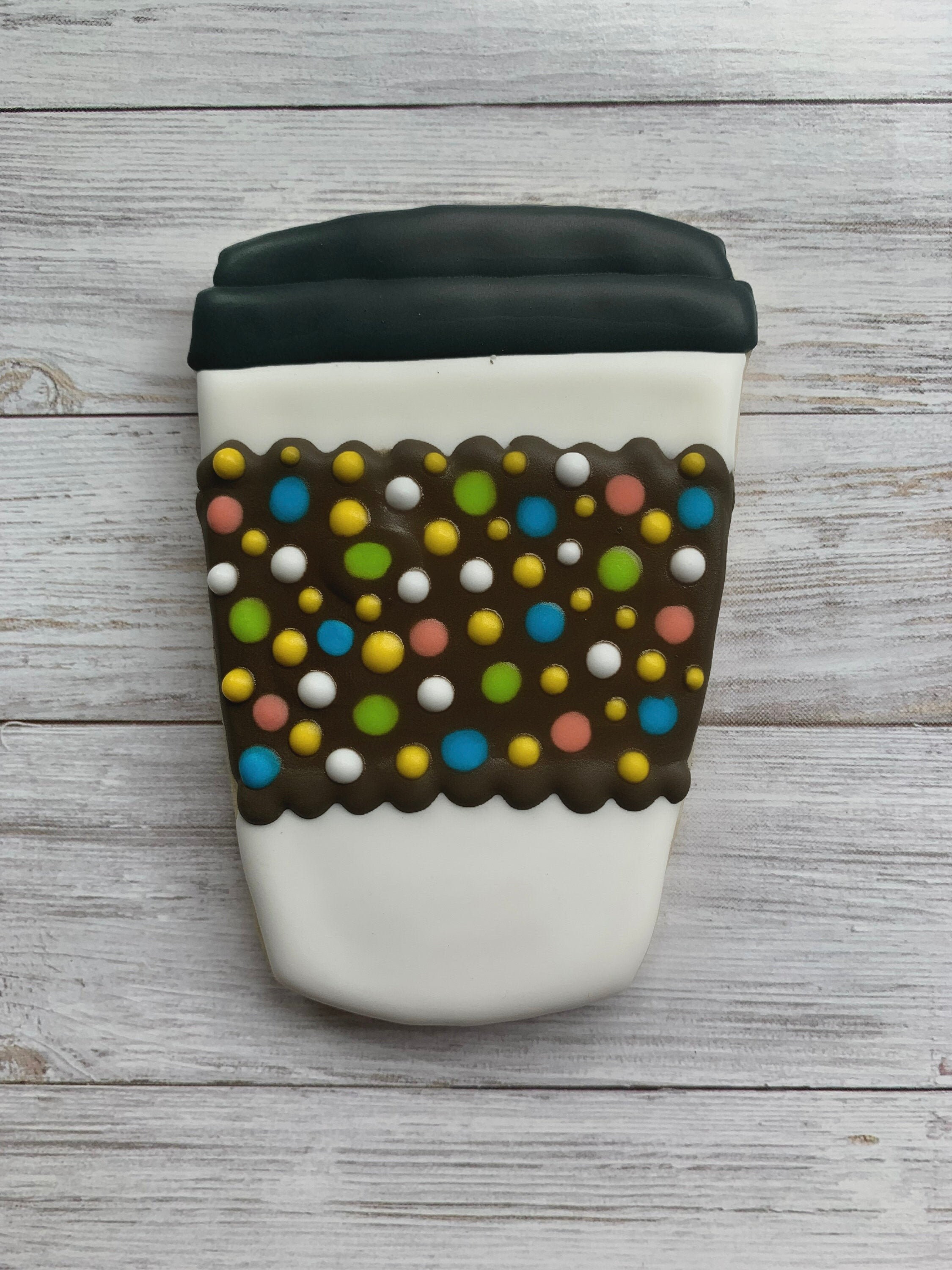 Coffee Cup Gift Filled with Mini Cookies - Carol's Cookies