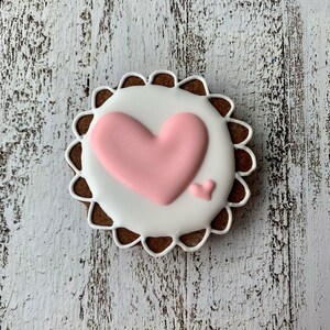 Valentines Day Heart Cookies - NUT FREE