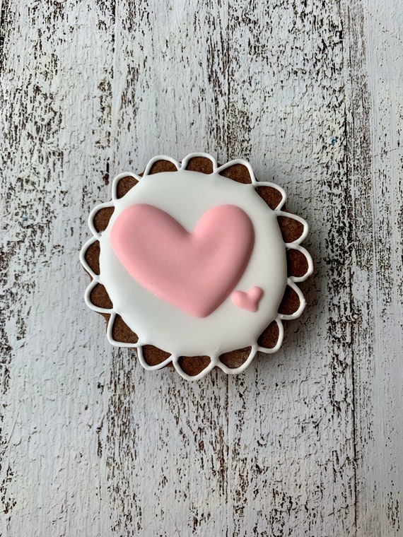 Valentines Day Heart Cookies - NUT FREE
