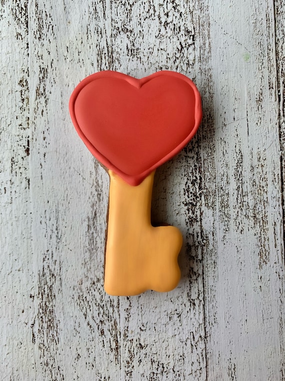 Heart and Key Cookies - NUT FREE