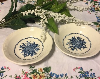 Mayhill Federalist Ironstone Bowls, Set of 2