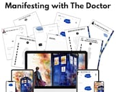 Doctor Who-Themed Manifesting Planner,TARDIS, DR Who, Gallifrey, Doctor Who Planner, Manifesting Planner,Whovian Planner,Doctor Who Fan Gift