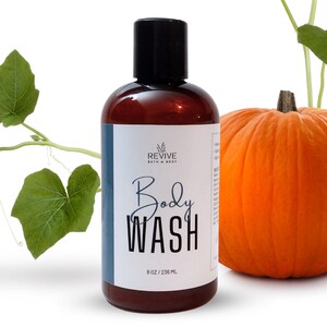 Pumpkin Scents | Body Wash | Sulfate Free | Rich Lather | Refreshing Clean | Gentle Cleansing Formula | Shower Gel | Natural Skin Care
