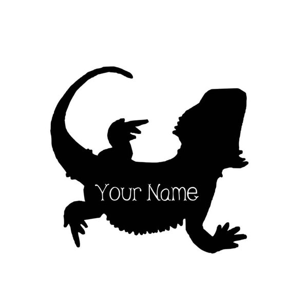 Custom Bearded Dragon Decal Sticker