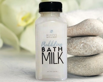 Earthy & Floral Scents | Bubble Bath with Moisturizing Oat Milk | Luxury Bath Milk | Lush Moisturizing Bubbles | Long Lasting Big Bubbles