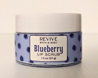 Blueberry Lip Scrub 1.3oz Sugar Lip Scrub, Exfoliate and Moisturize