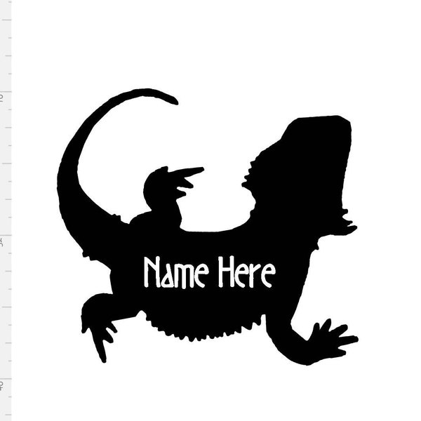 Bearded Dragon Custom Decal Sticker