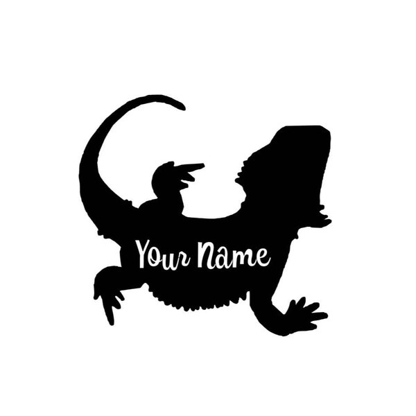 Custom Bearded Dragon Decal Sticker