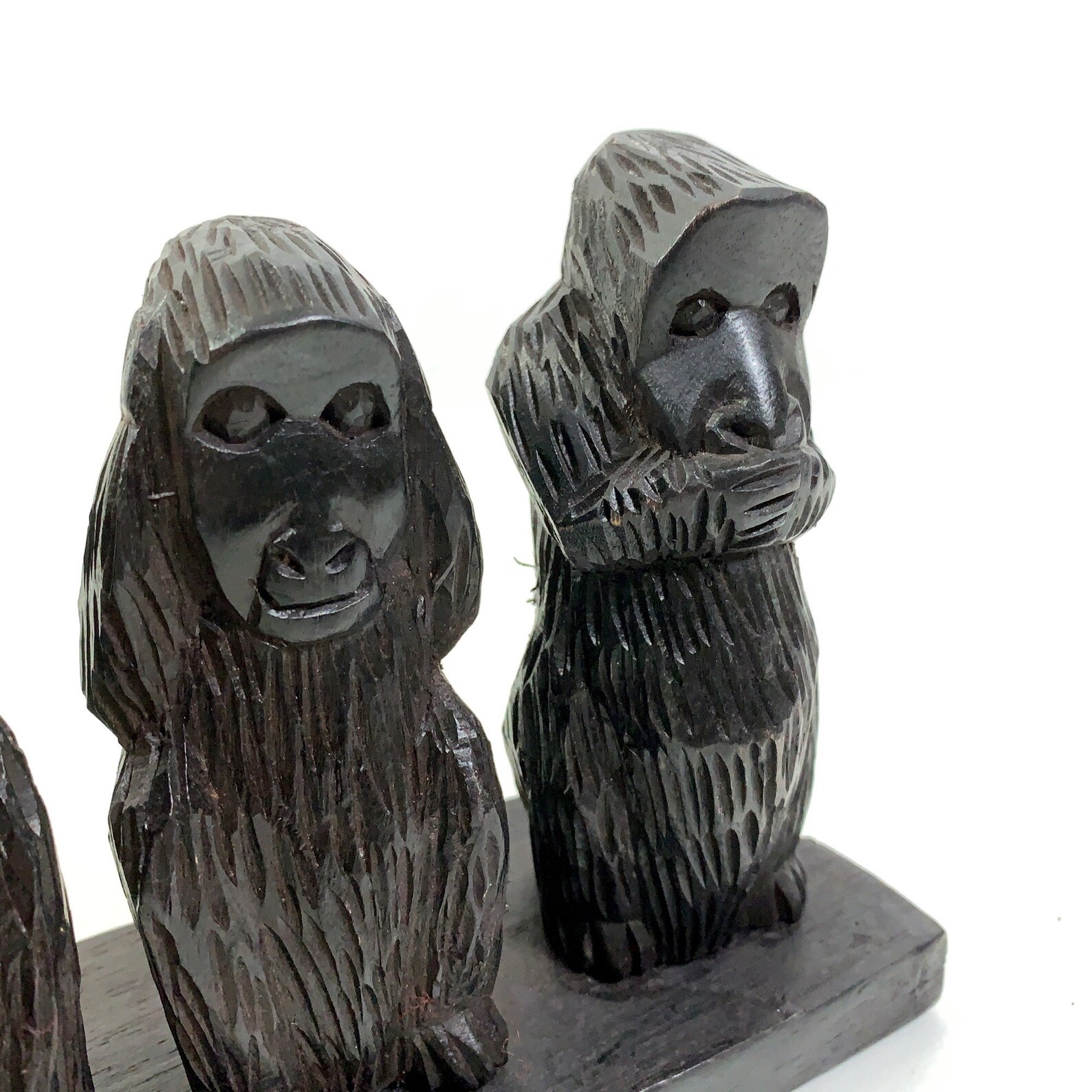 Vintage Monkey Figurine see Hear Speak No Evil Etsy