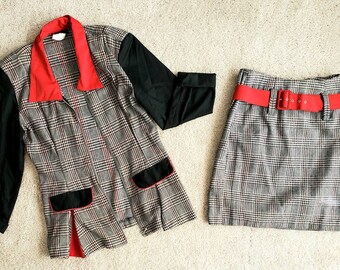 clueless red plaid outfit