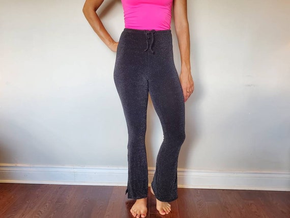 Vintage sparkle high waist bell bottoms size small