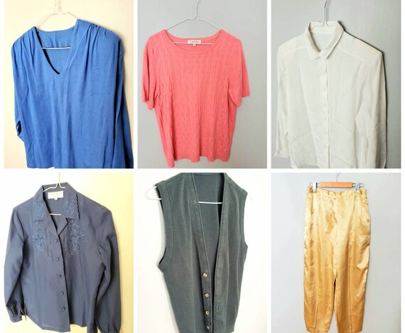 Vintage Clothing Lot Size Medium- 6 piece Clothing