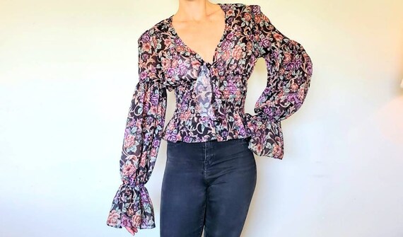 Vintage Victorian Blouse | Victorian Blouse | Size