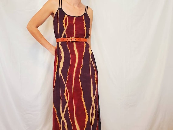 Hippie Maxi Dress - Vintage Hippie Dress - Festiva