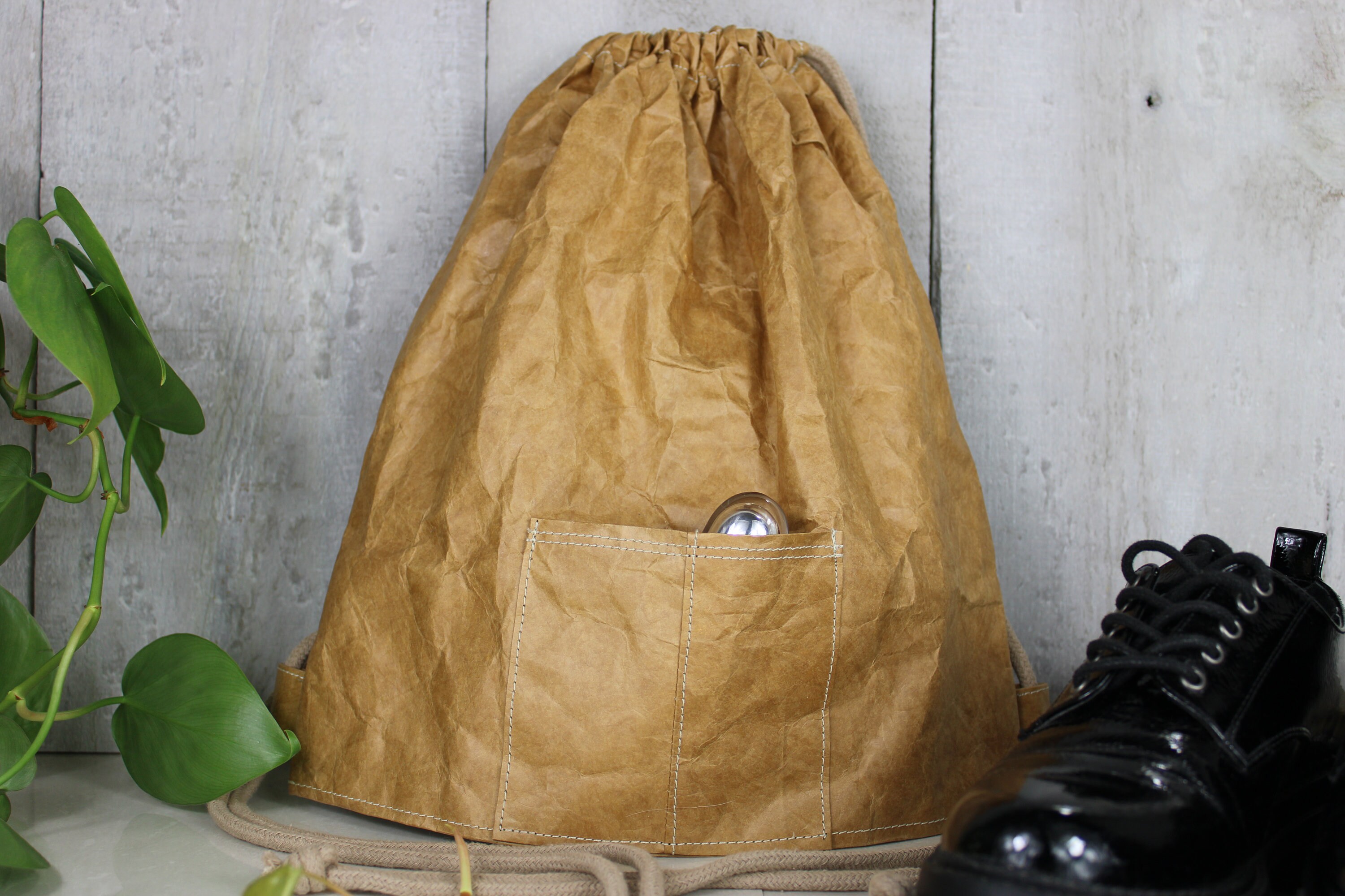 100 Recyclable Tyvek Backpack With Cords Small Backpack Etsy