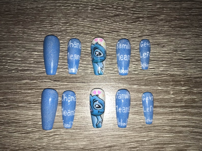 Stitch Lilo and Stitch Press on Nails Etsy
