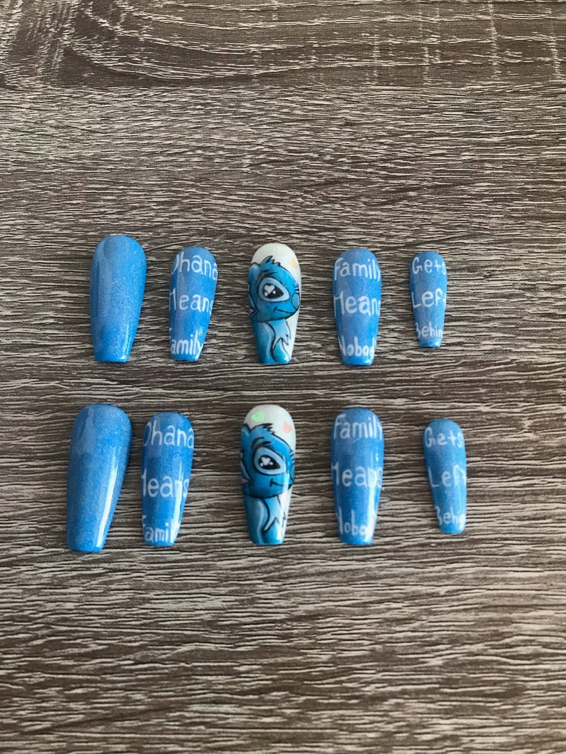 Stitch Lilo and Stitch Press on Nails Etsy
