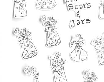 journal stickers etsy