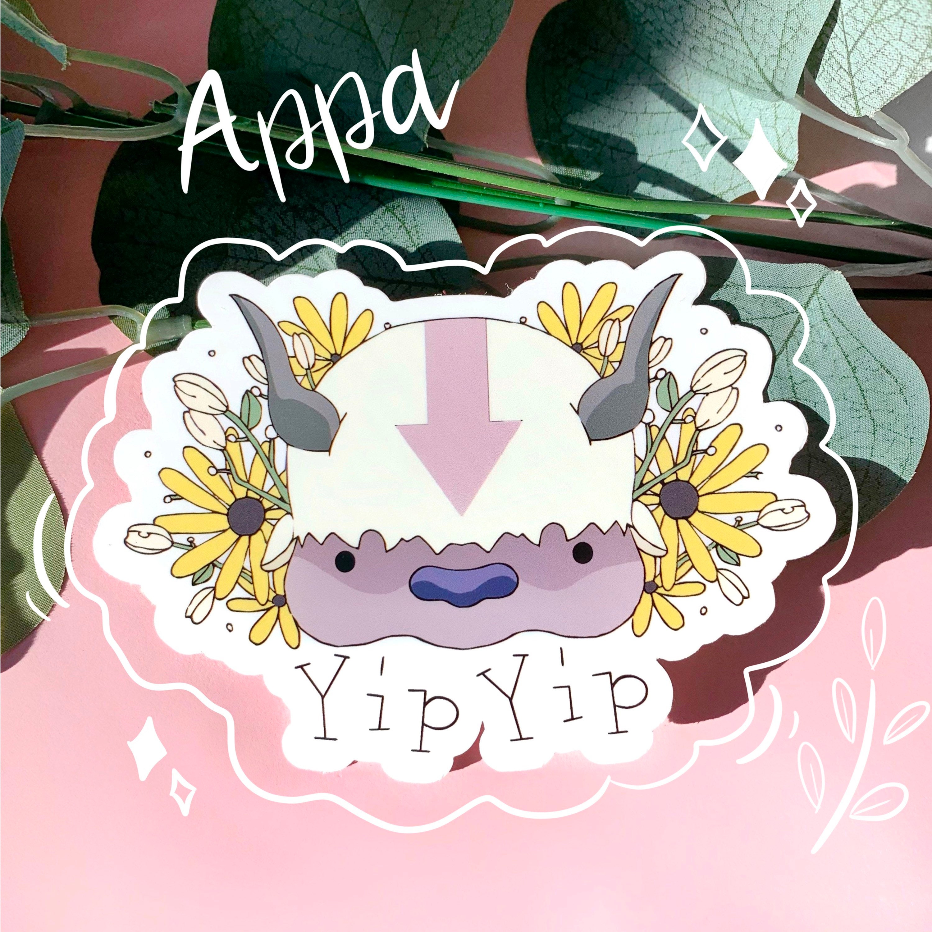 Avatar the Last Airbender Appa Vinyl Car Sticker Anime Stickers for H…