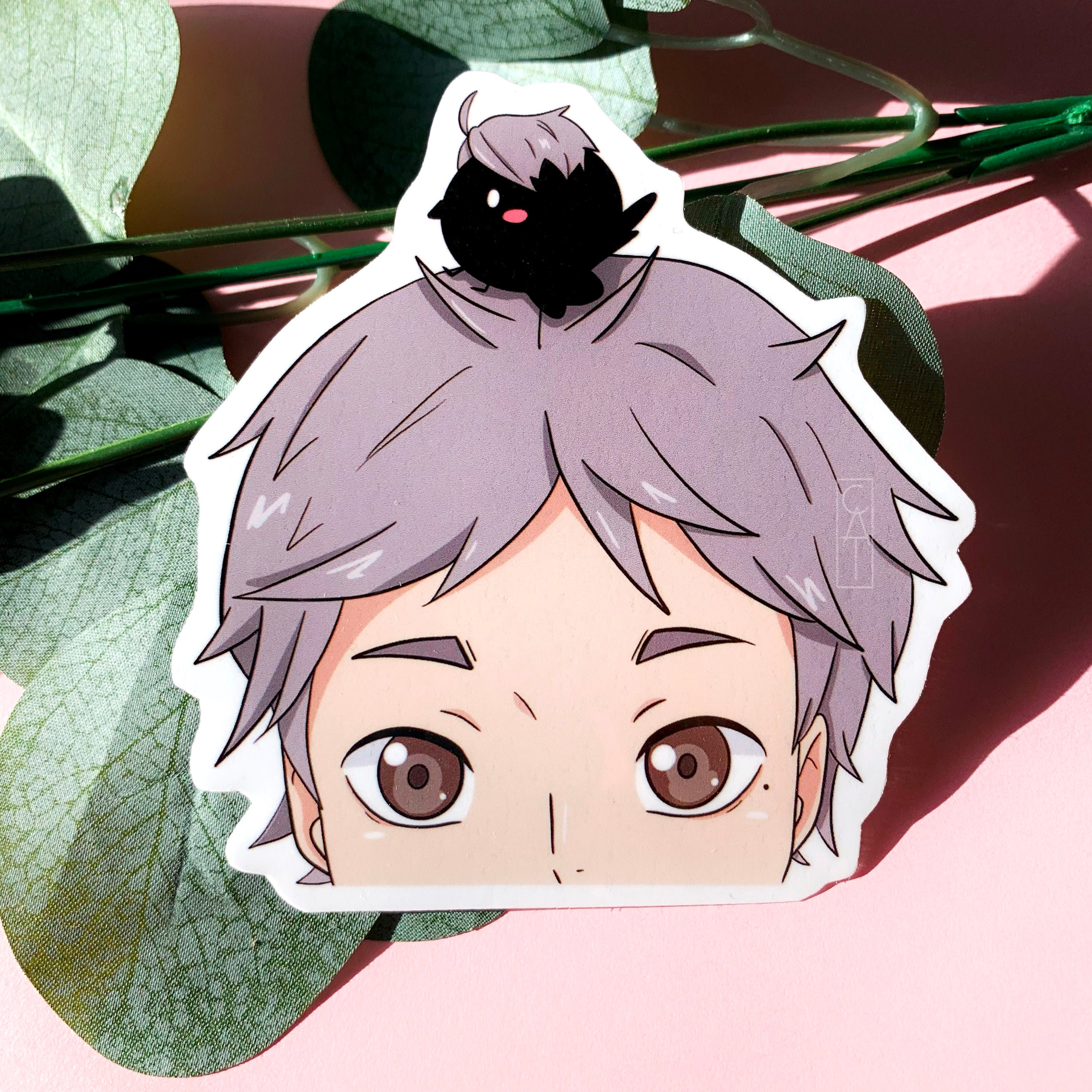 Haikyuu! Sugawara Koushi Car Peeker Stickers, Anime Gifts For Friends…