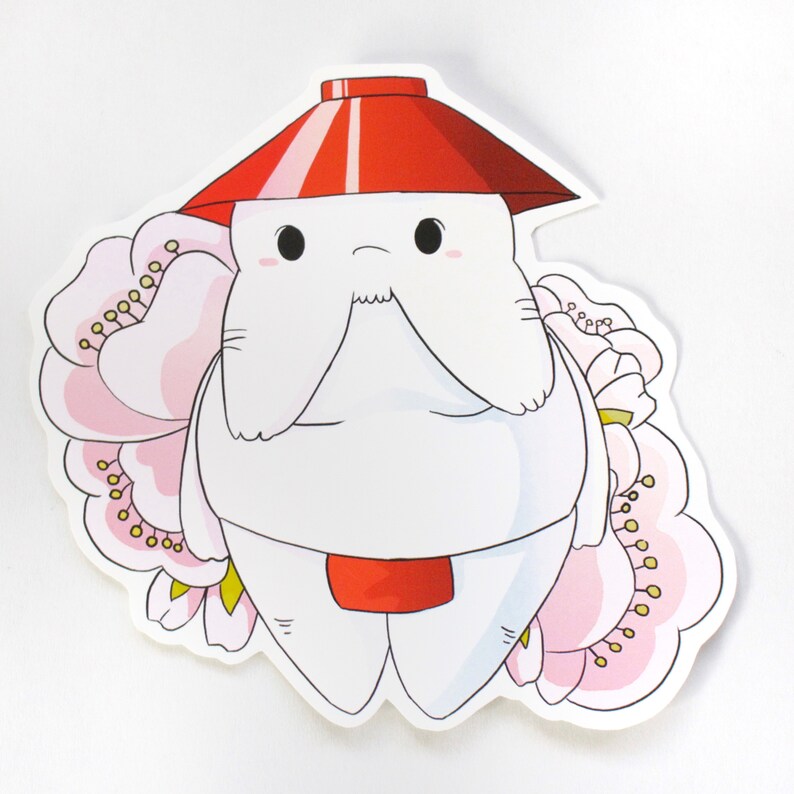 Waterproof Spirited Away Radish Spirit Sticker Anime Laptop Etsy