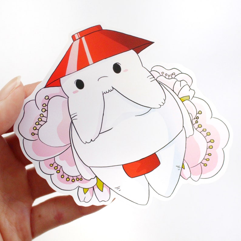 Waterproof Spirited Away Radish Spirit Sticker Anime Laptop Etsy