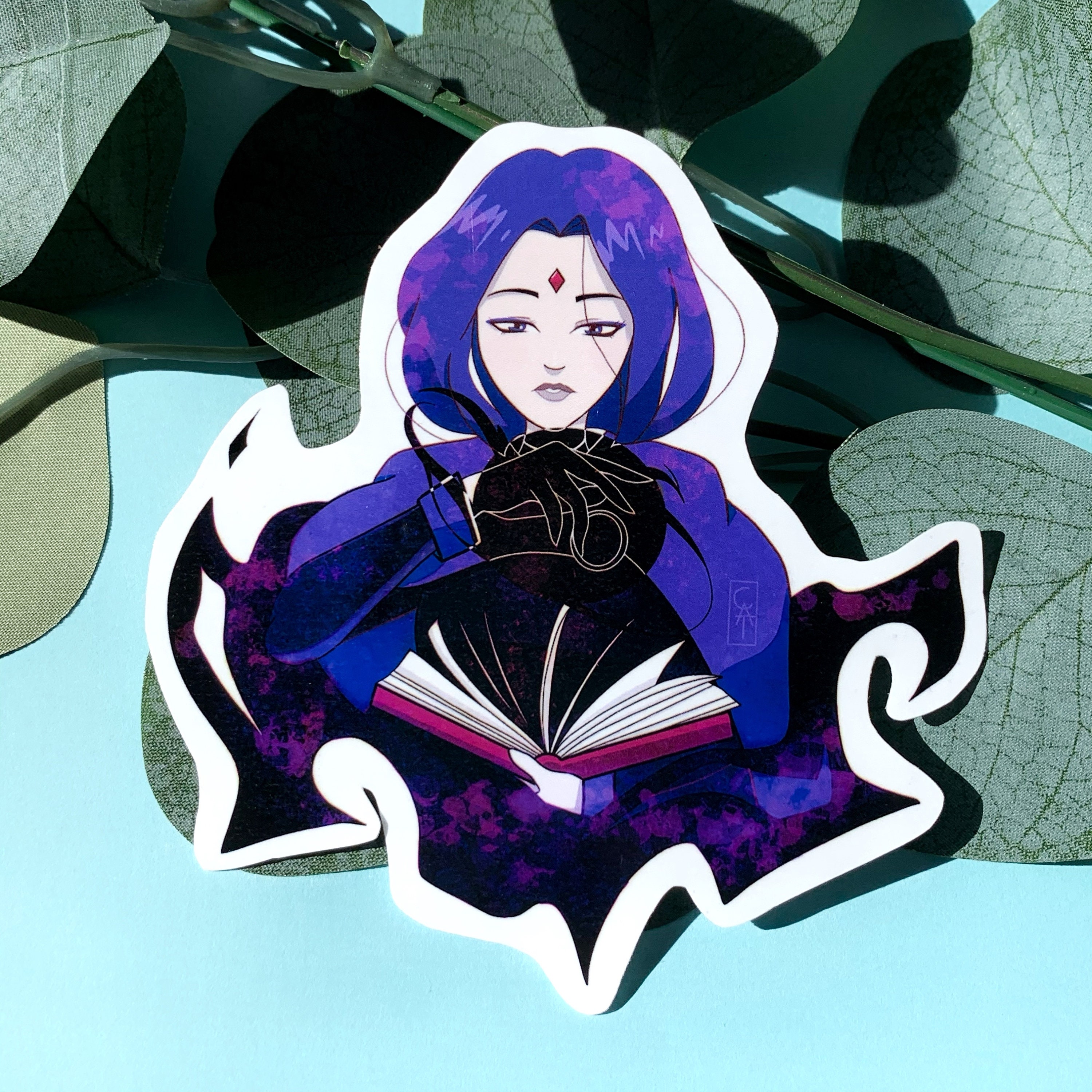 Teen Titans Raven Anime Vinyl Car sticker, Waterproof Sticker, Sticke…