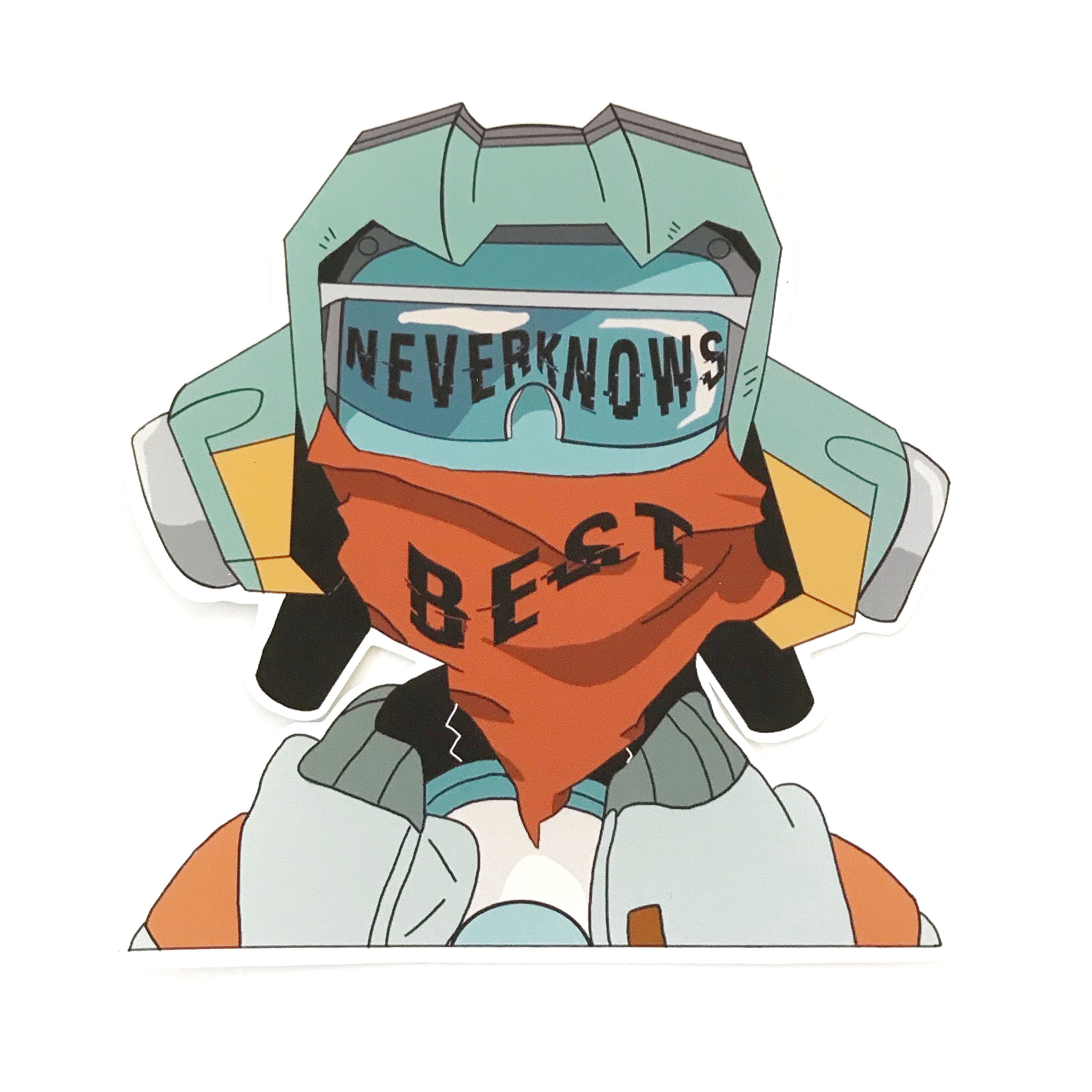 Vinyl Fooly Cooly Canti Sticker- Anime Sticker for Hydro Flasks and L…