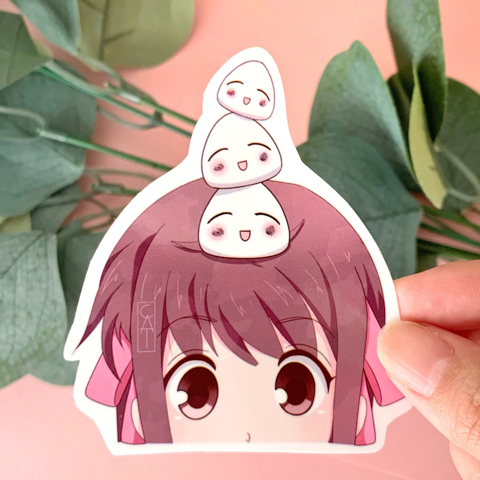 Mini Anime Peeker Stickers Phone Peeker Stickers Anime Etsy