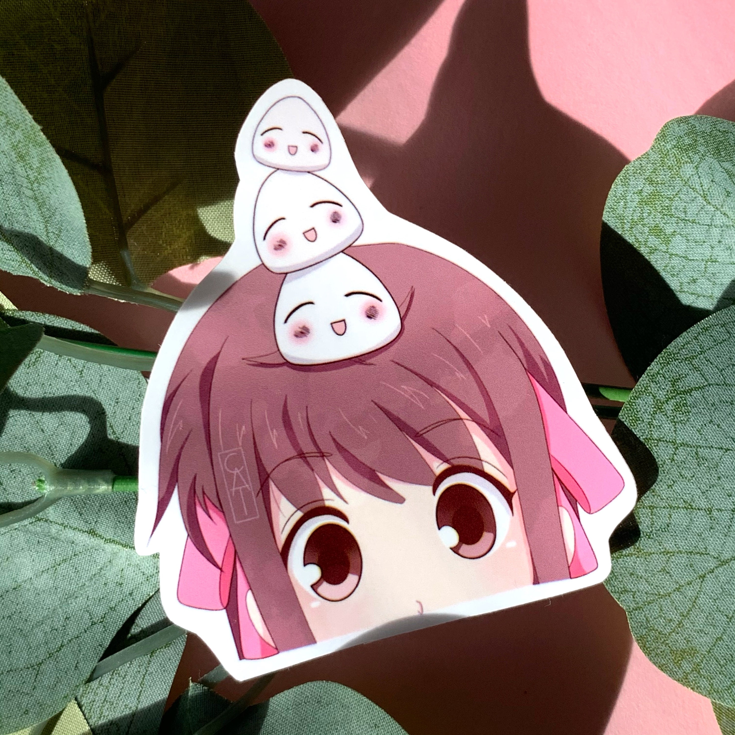 Mini Anime Peeker Stickers Phone Peeker Stickers Anime Etsy