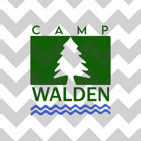 Trampa para padres "Camp Walden" Logotipo de la camisa PNG / SVG / JPG