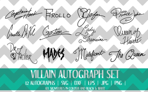 Free Free 175 Disney Autographs Svg SVG PNG EPS DXF File