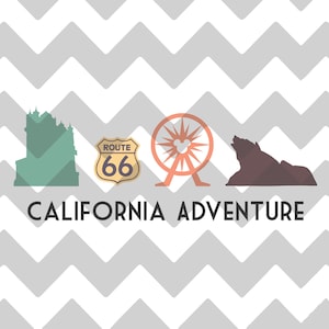 California Adventure Icons | SVG | DXF | EPS